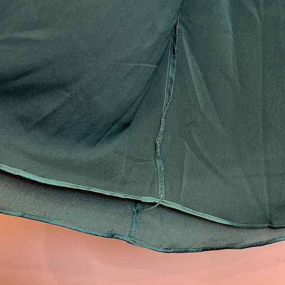 Baltic Born RSVP one shoulder gown emerald green size S NWT - Picture 6 of 8